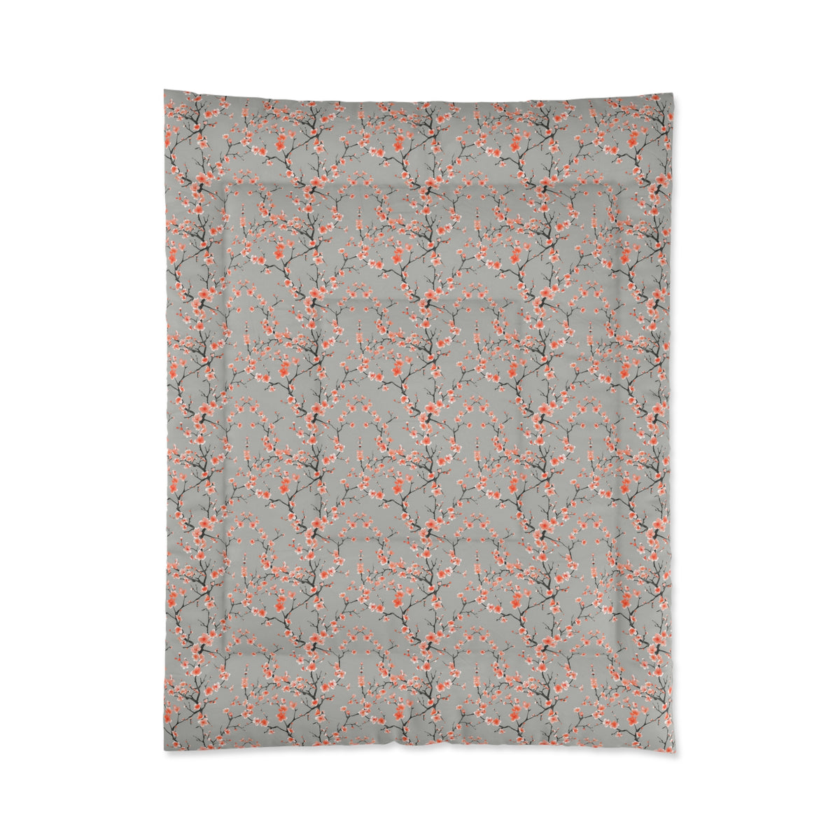 Floral patterned fabric on a white background