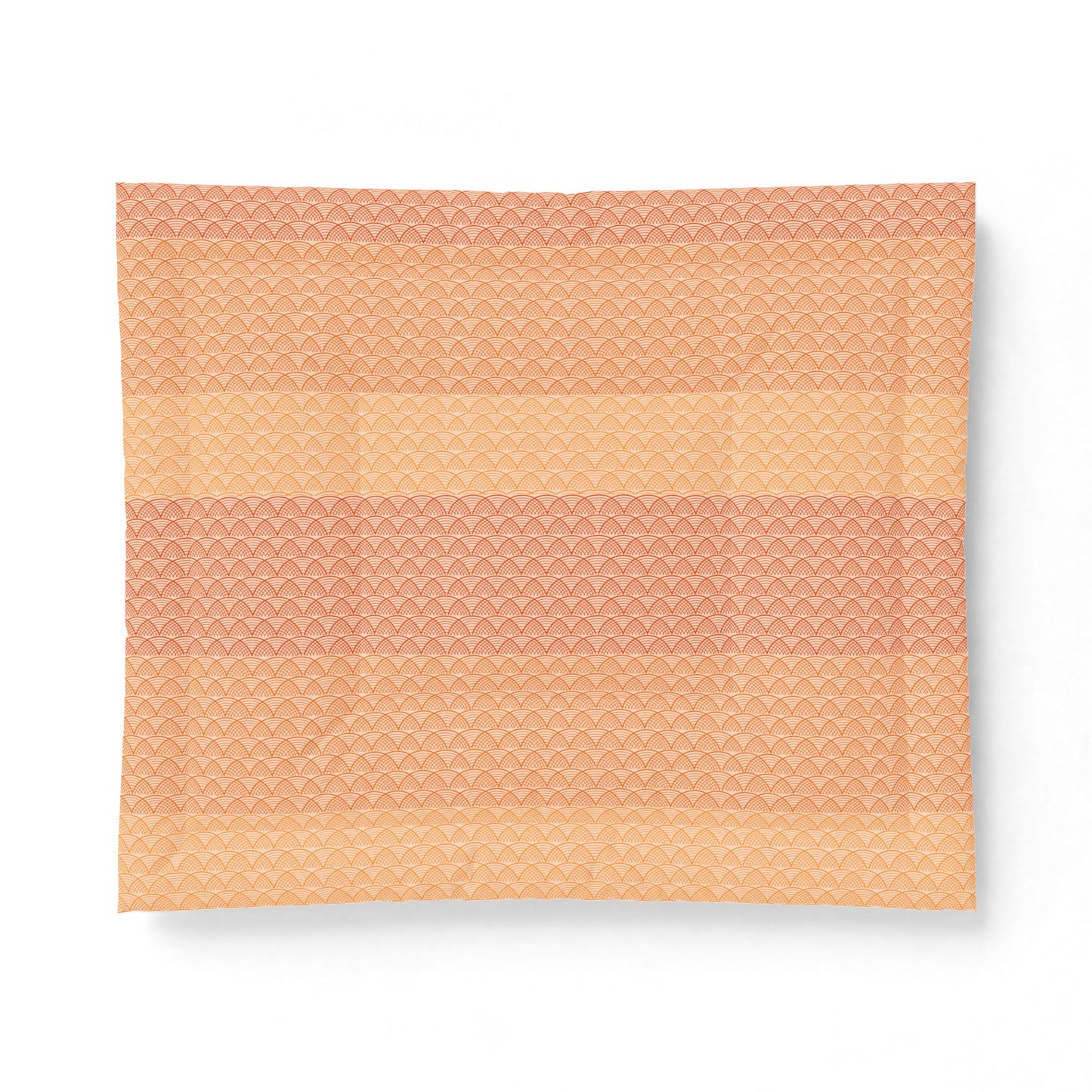 Rectangular placemat with a geometric pattern on a white background. Heritage Cotton