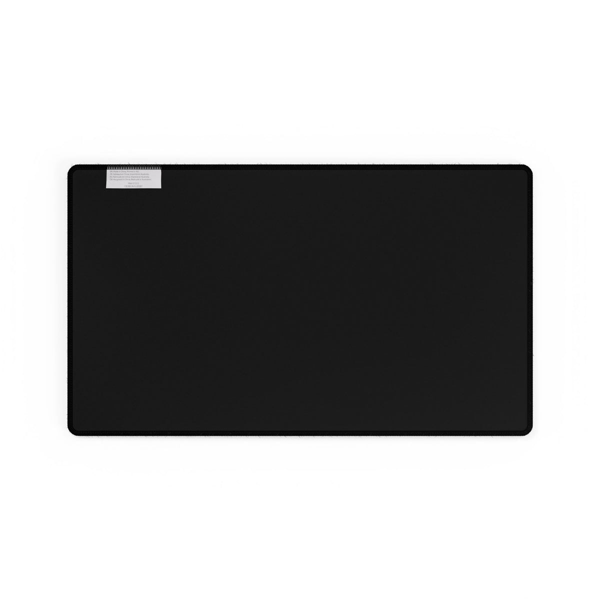 Black rectangular object with a silver accent on a white background