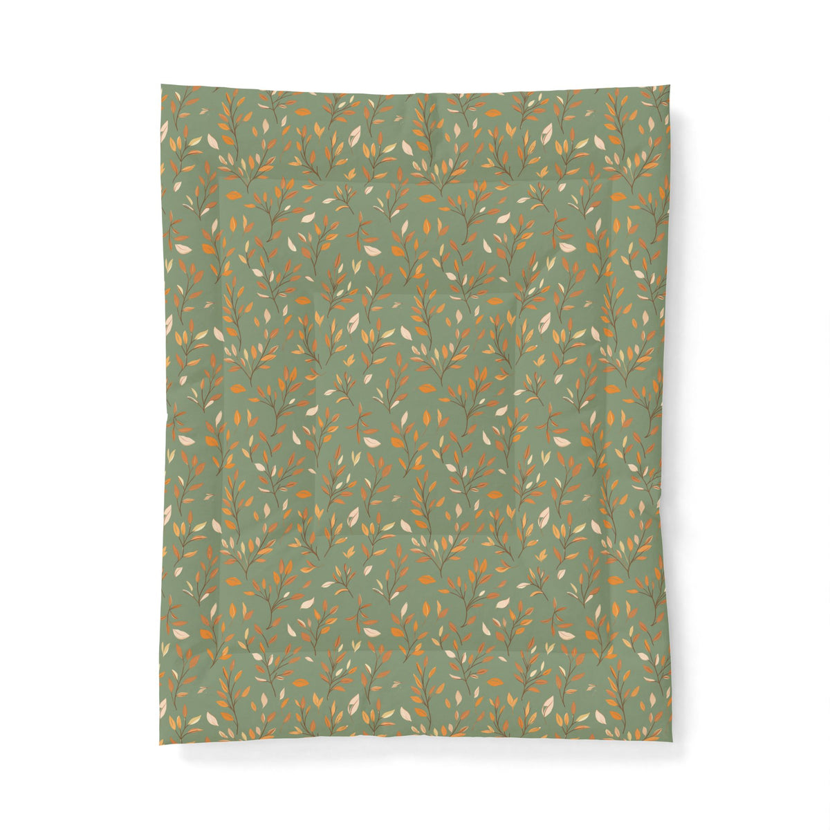 Patterned fabric swatch on a white background
