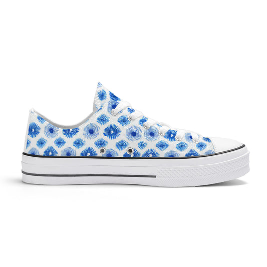 Blue Sachiko Low Top Canvas Converse Style Shoes