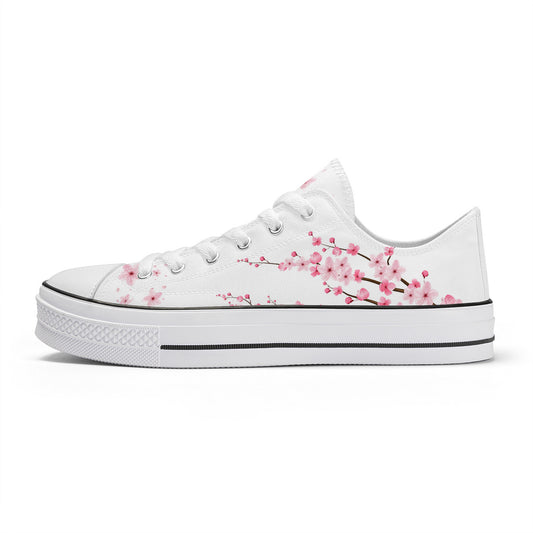 Classic Sakura Low Top Canvas Converse Style Shoes