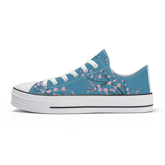 Blue Sky Sakura Classic Low Top Canvas Shoes