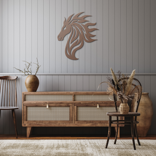 Year Of The Horse | Premium Laser-Cut Metal Wall Art