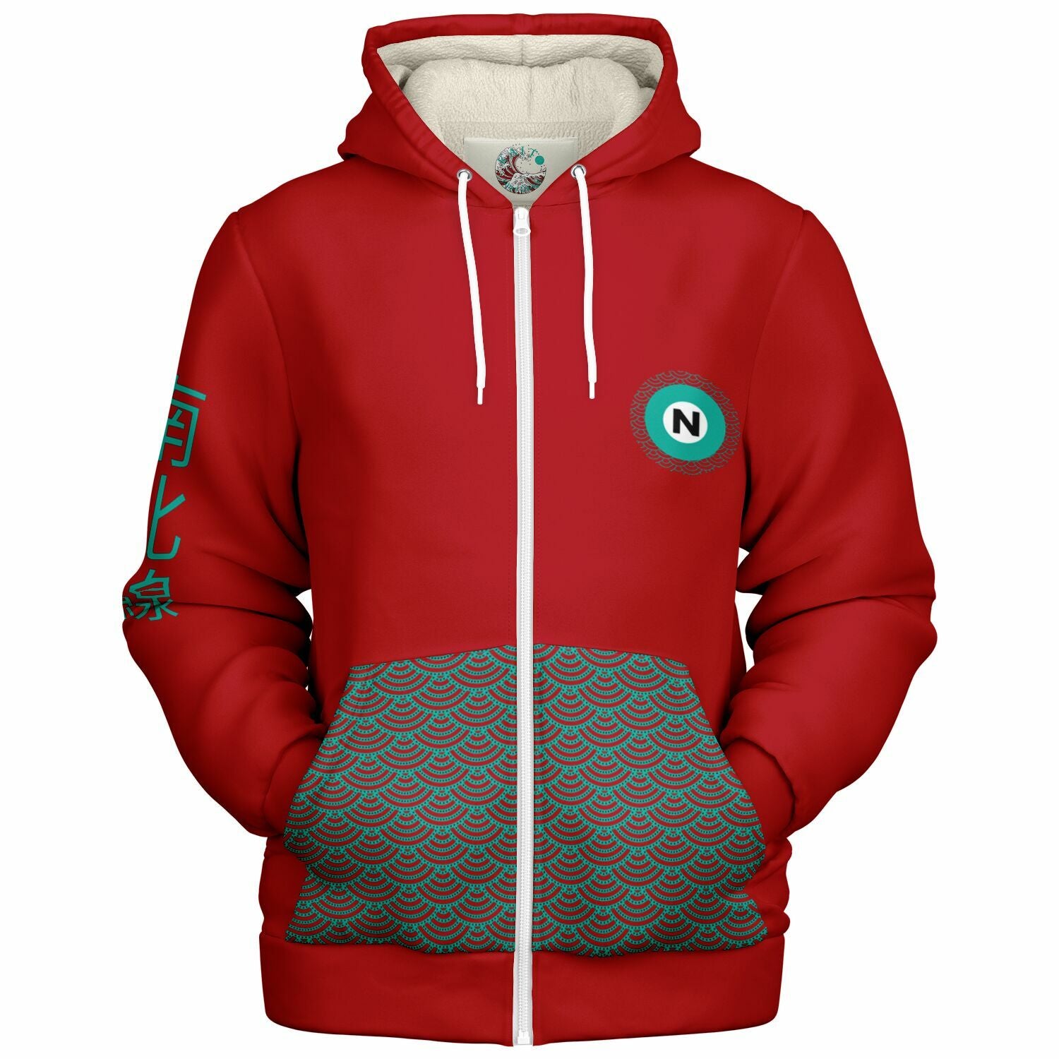 Namboku Line Ultra-Soft Microfleece Zip Hoodie