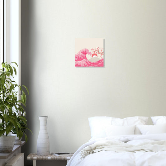 The Pink Great Wave Matte Paper Poster