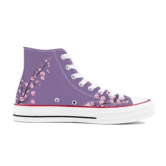 Wysteria Sakura High Top Canvas Shoes