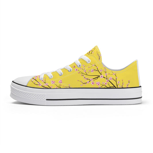 Yuzu Sakura Classic Low Top Canvas Shoes