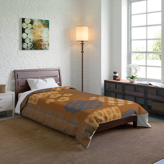 Japanese Patchwork Comforter - Autumn Harvest