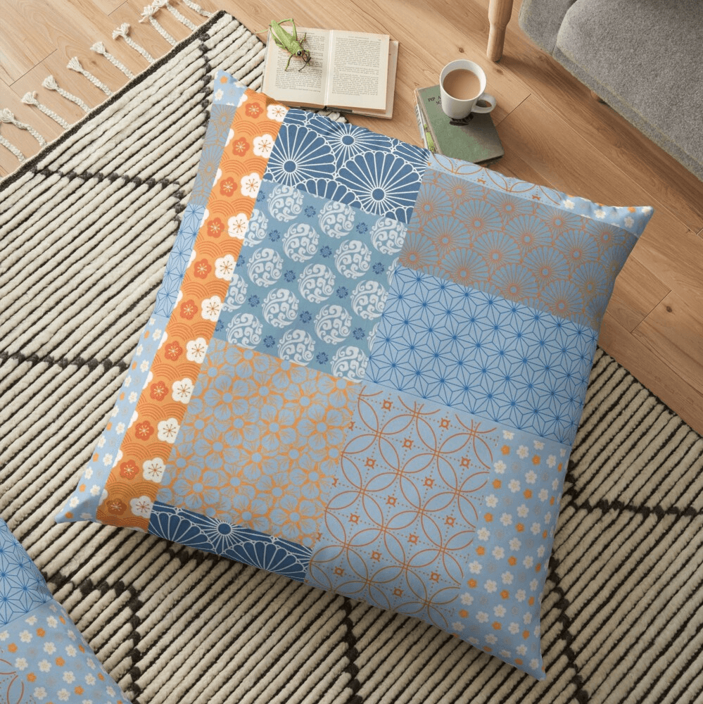 Floor Pillows - Zabuton Cushions - Kaito Japan Design 