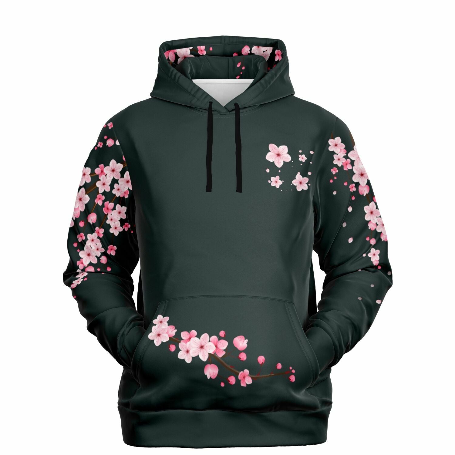 Charcoal Blossom Hoodie