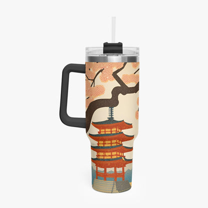 Pagoda Vista Tumbler Cup Black Handle