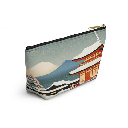 Temple in Winter Light | Portable Tech Pouch