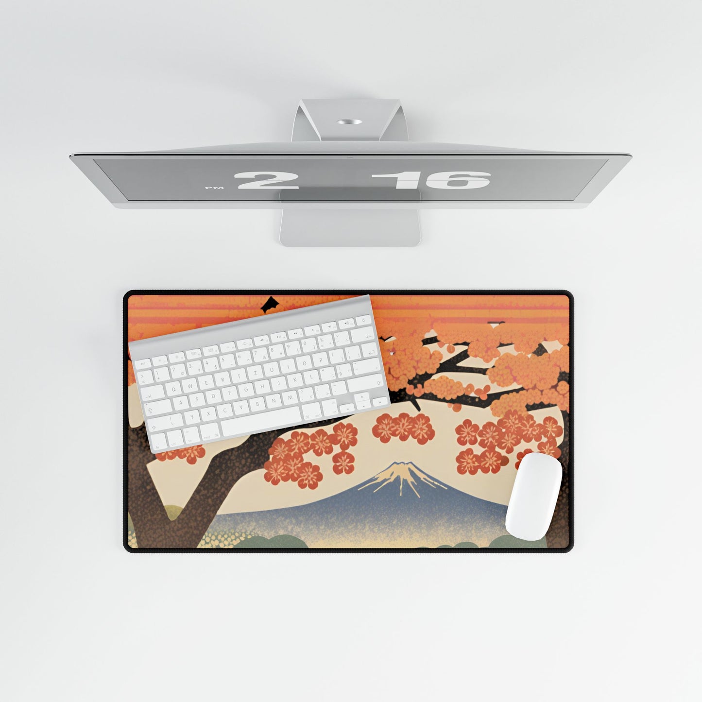 Sakura Sunrise Desk Mat | Large Mousepad