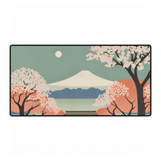 Spring Moon Desk Mat | Large Mousepad