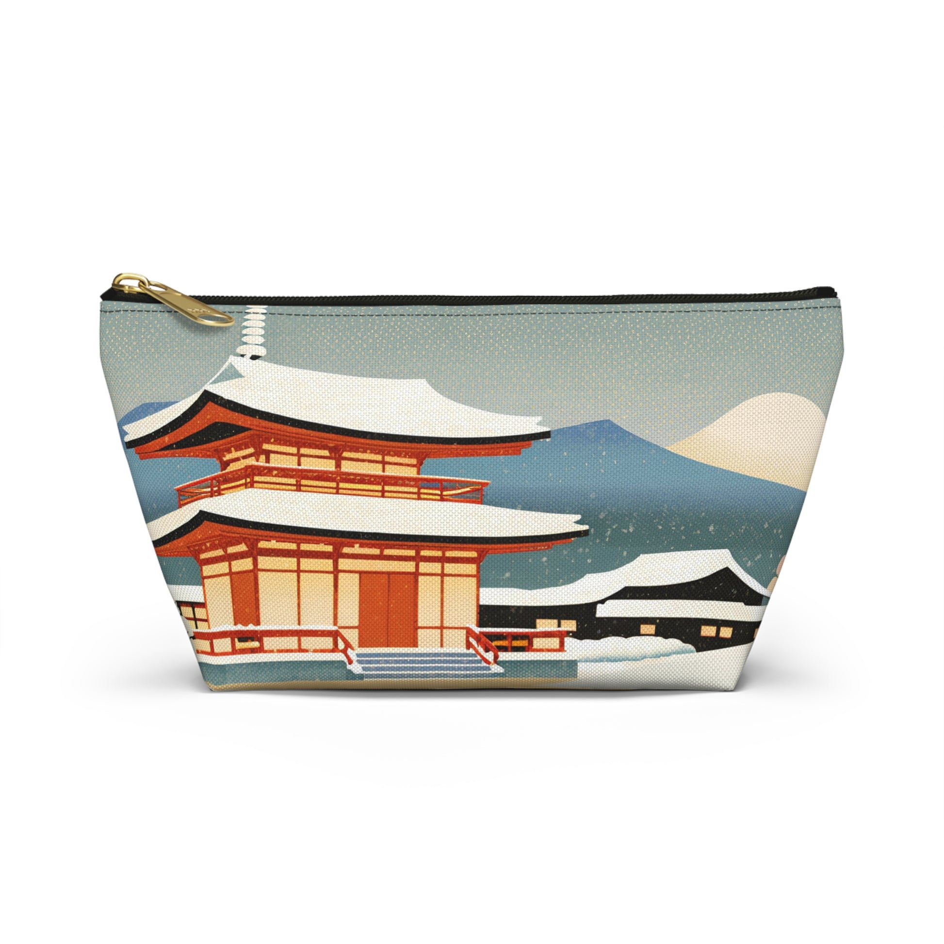 Temple in Winter Light | Portable Tech Pouch