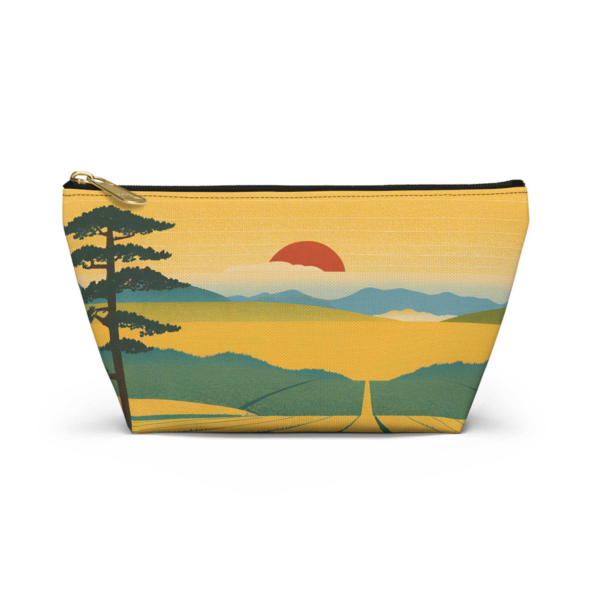 Sunset Over the Fields | Portable Tech Pouch