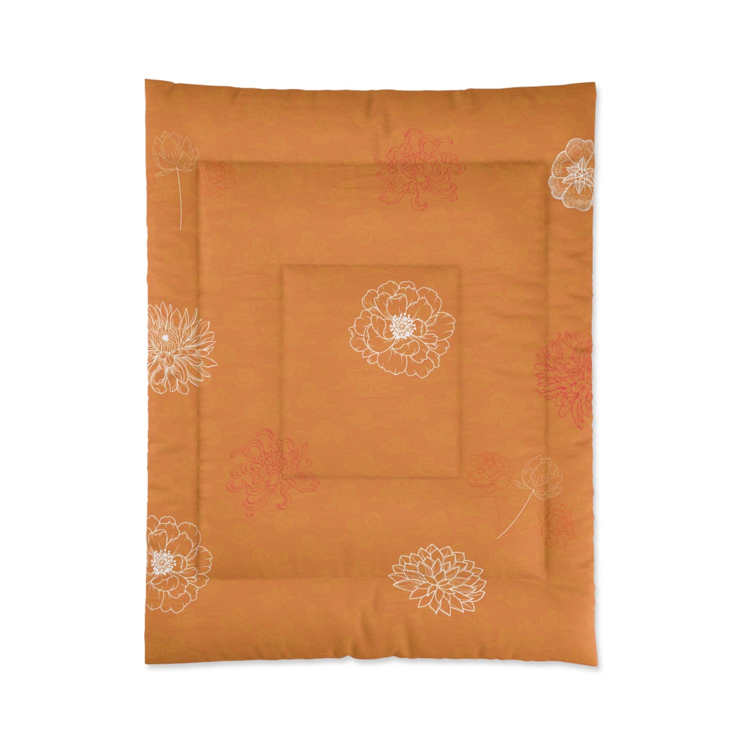 Chrysanthemum Autumn Bloom Comforter