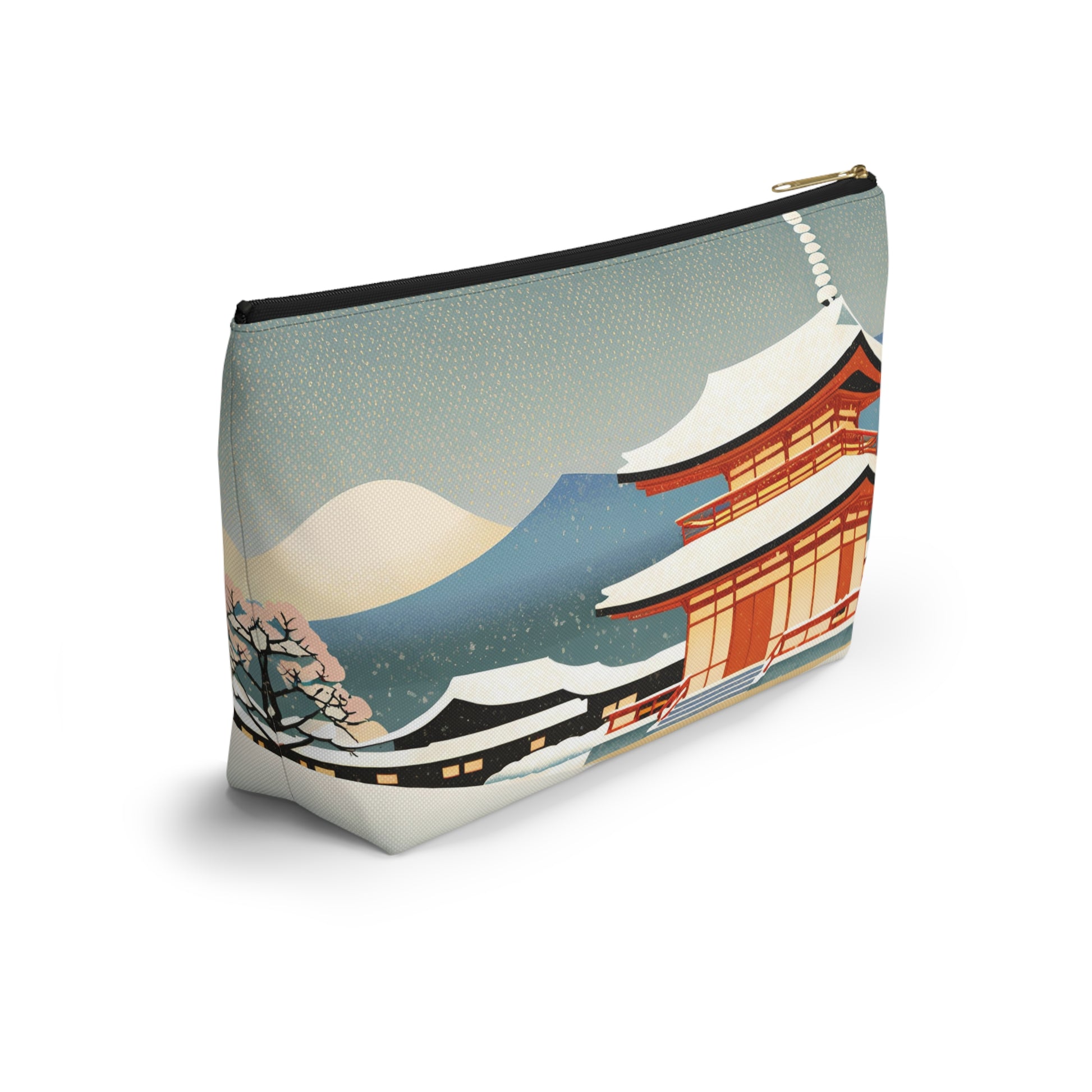 Temple in Winter Light | Portable Tech Pouch