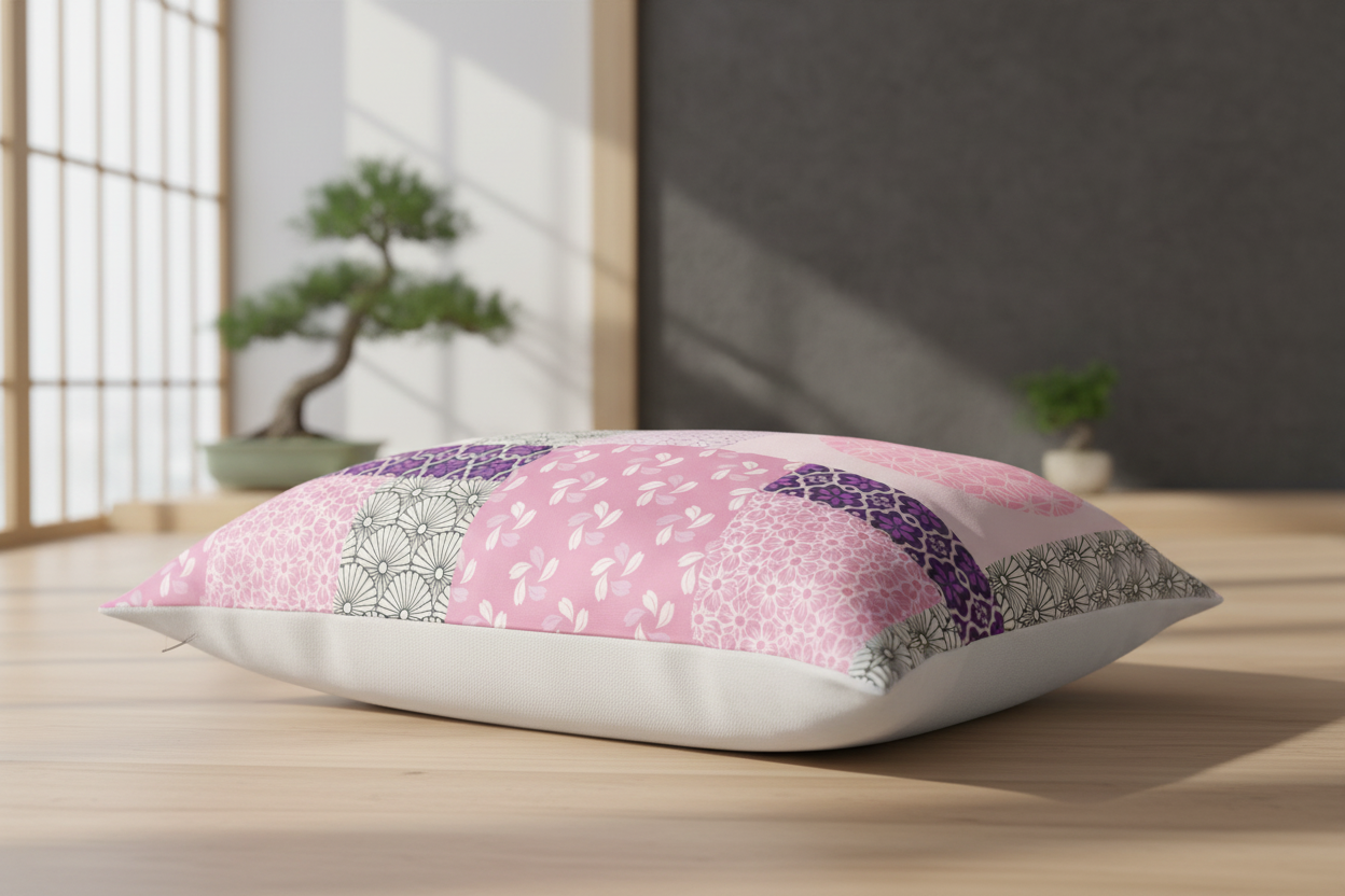 Kaito Maiko Dreams Patchwork Pillow Sham