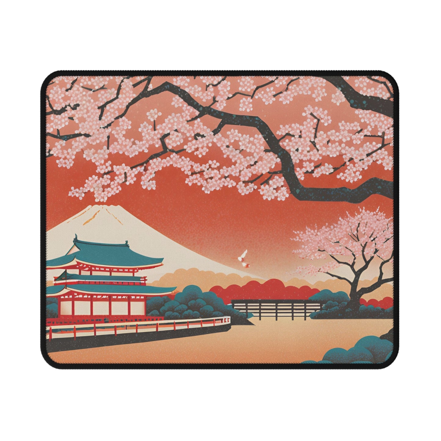 Springtime Serenity Non-Slip Gaming Mouse Pad