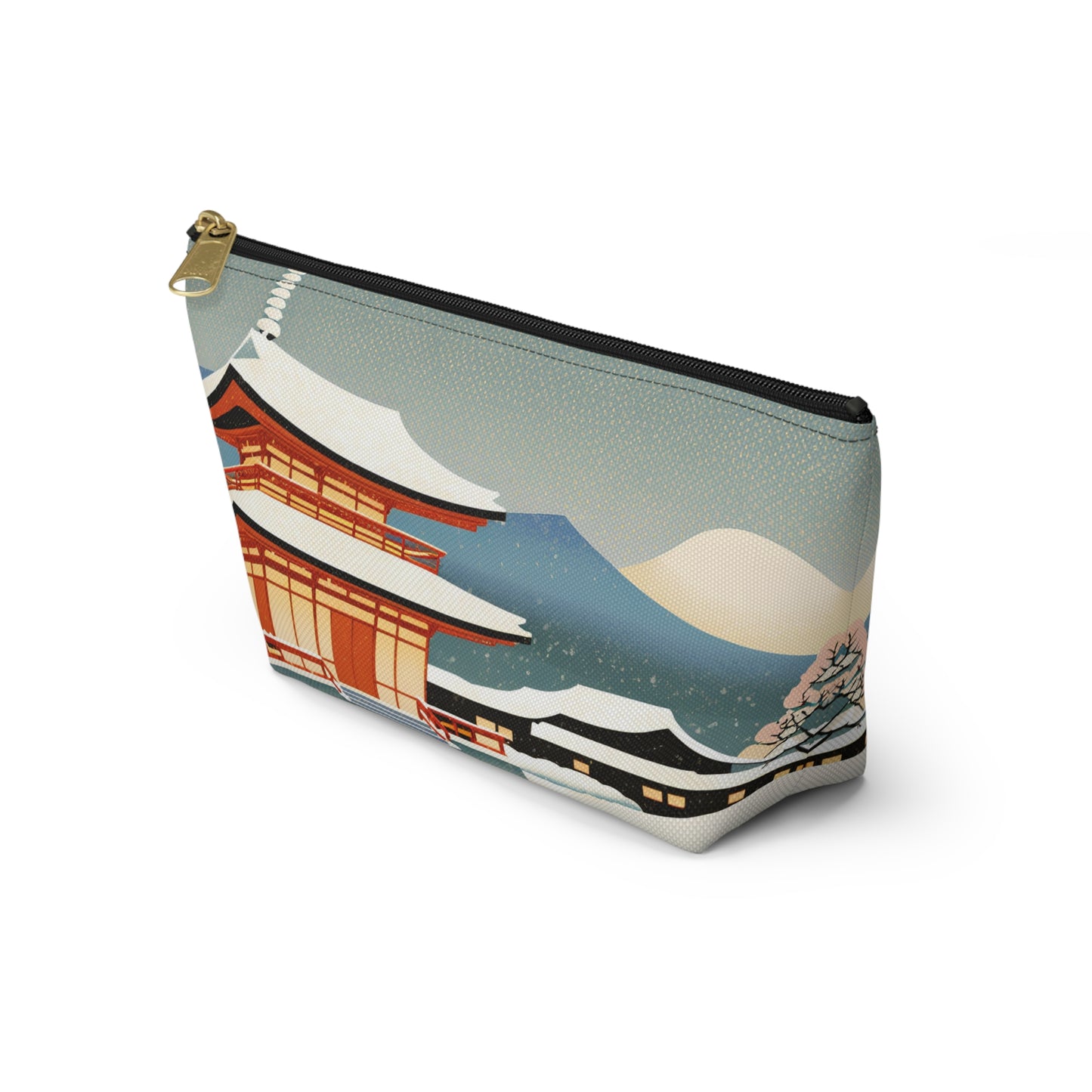 Temple in Winter Light | Portable Tech Pouch