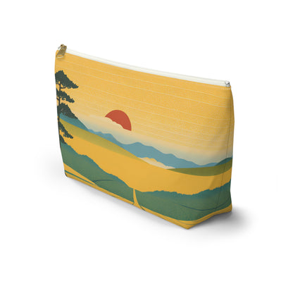 Sunset Over the Fields | Portable Tech Pouch