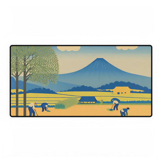 Golden Fields Desk Mat | Large Mousepad