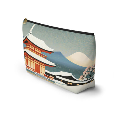 Temple in Winter Light | Portable Tech Pouch