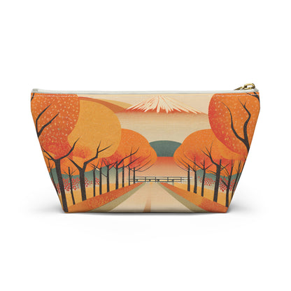 Tranquil Autumn Road | Portable Tech Pouch