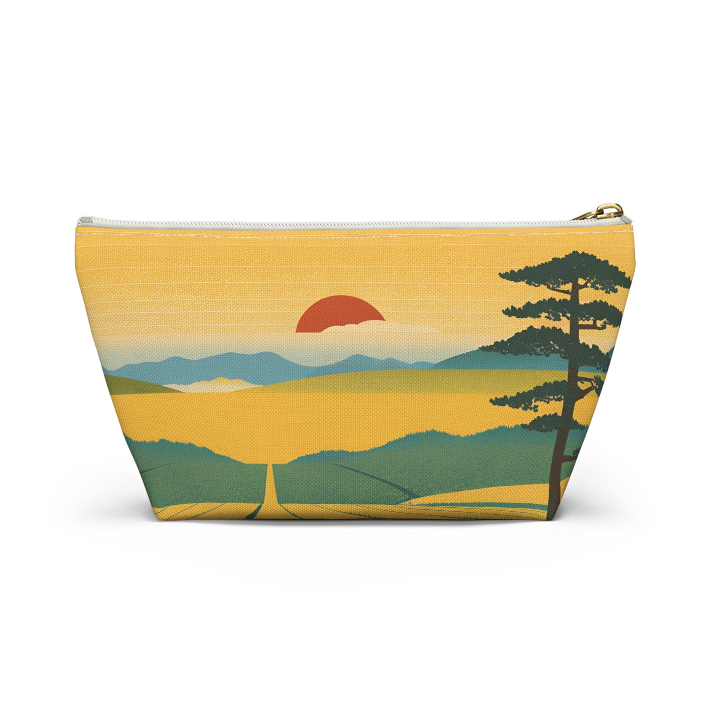 Sunset Over the Fields | Portable Tech Pouch