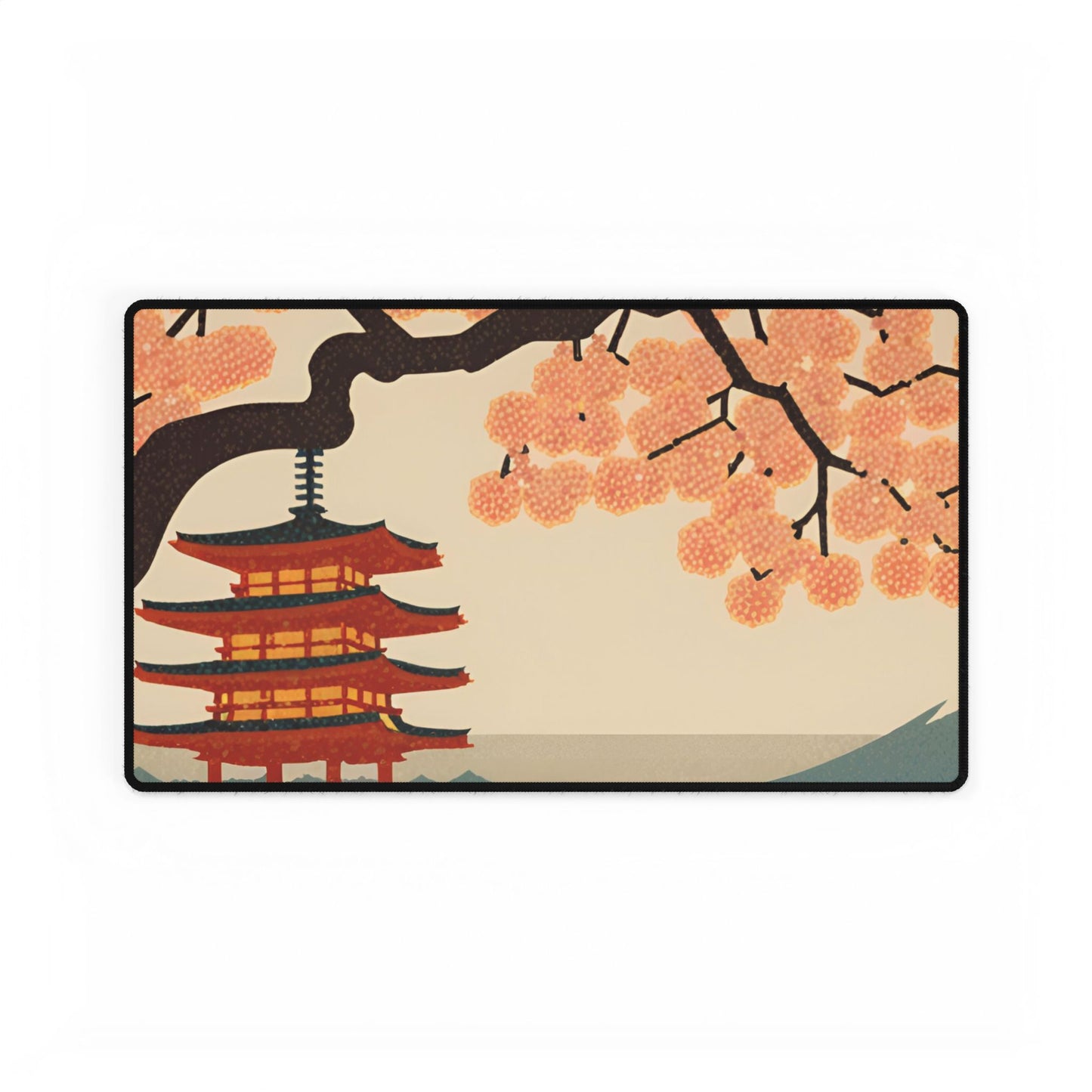 Pagoda Vista Desk Mat | Large Mousepad