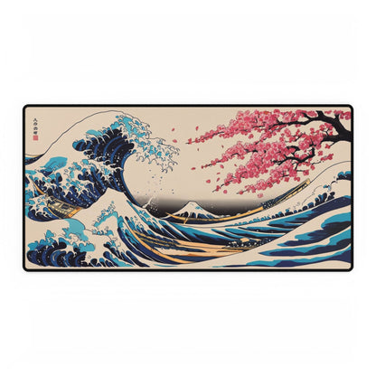 Great Wave Desk Mat | Large Mousepad