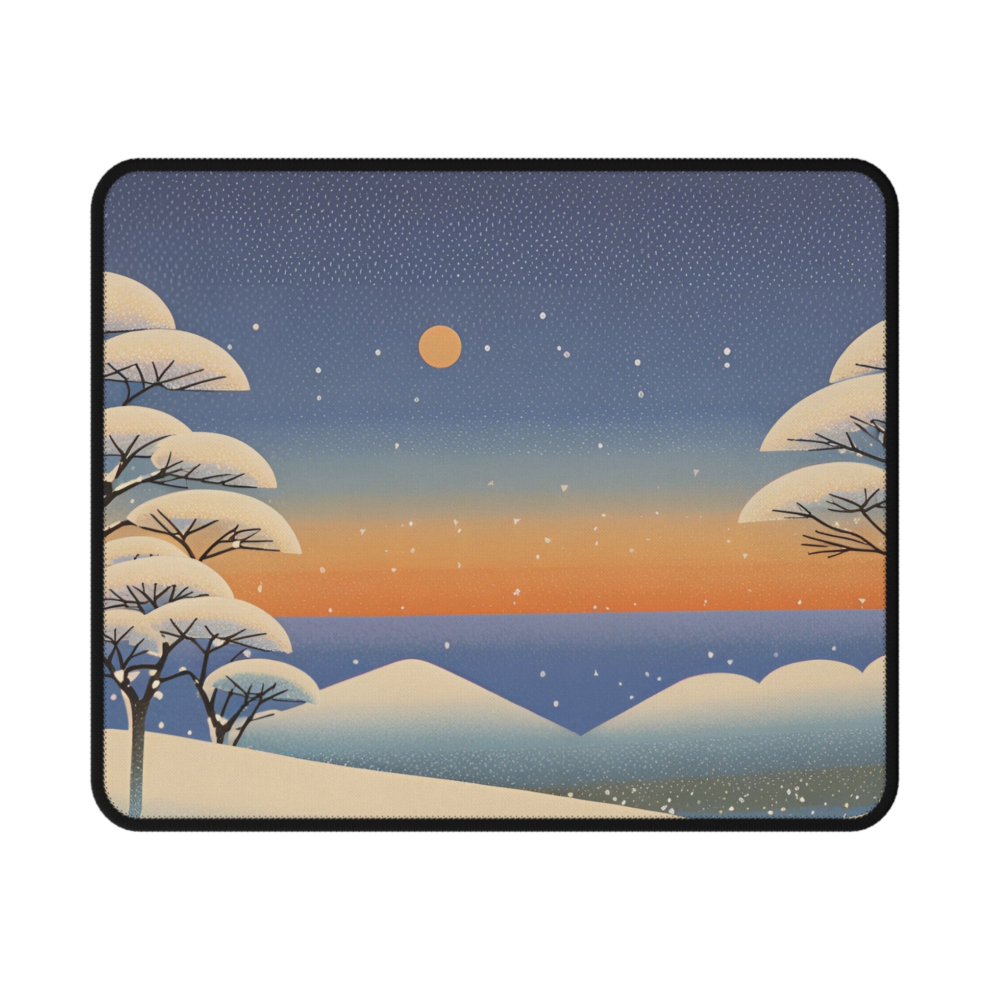 The Quiet of Winter Non-Slip Gaming Mouse Pad