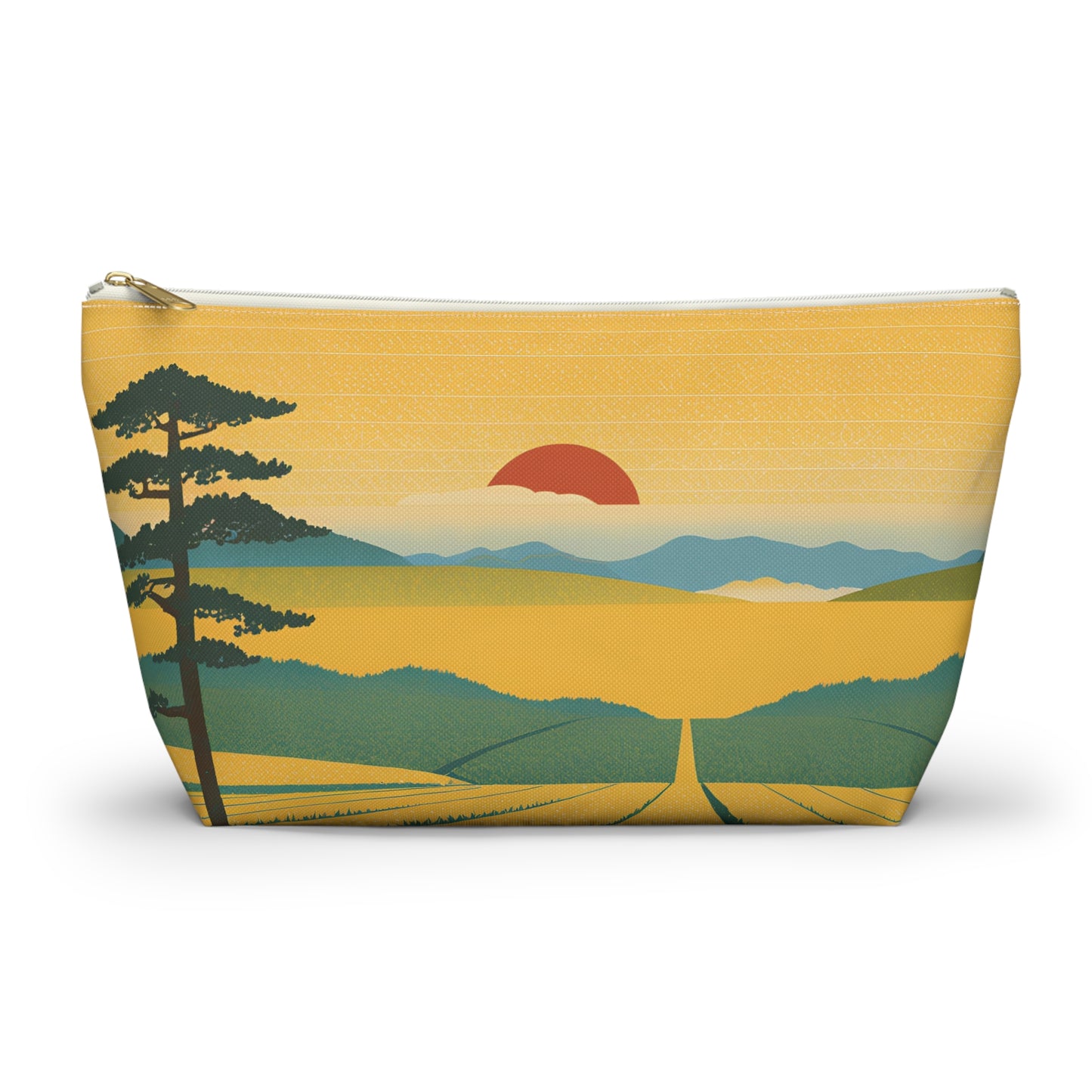 Sunset Over the Fields | Portable Tech Pouch