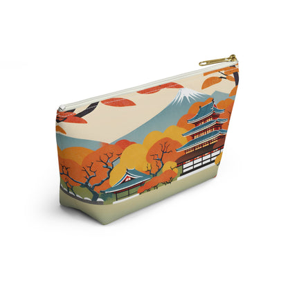 Temple in Autumn Splendor | Portable Tech Pouch