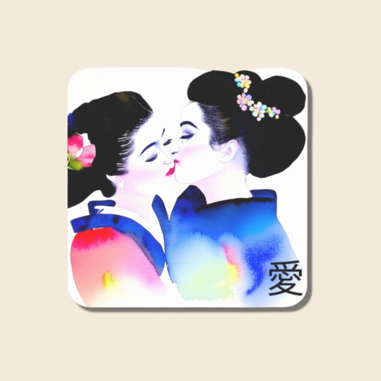 Geishas In Love Coasters option 2