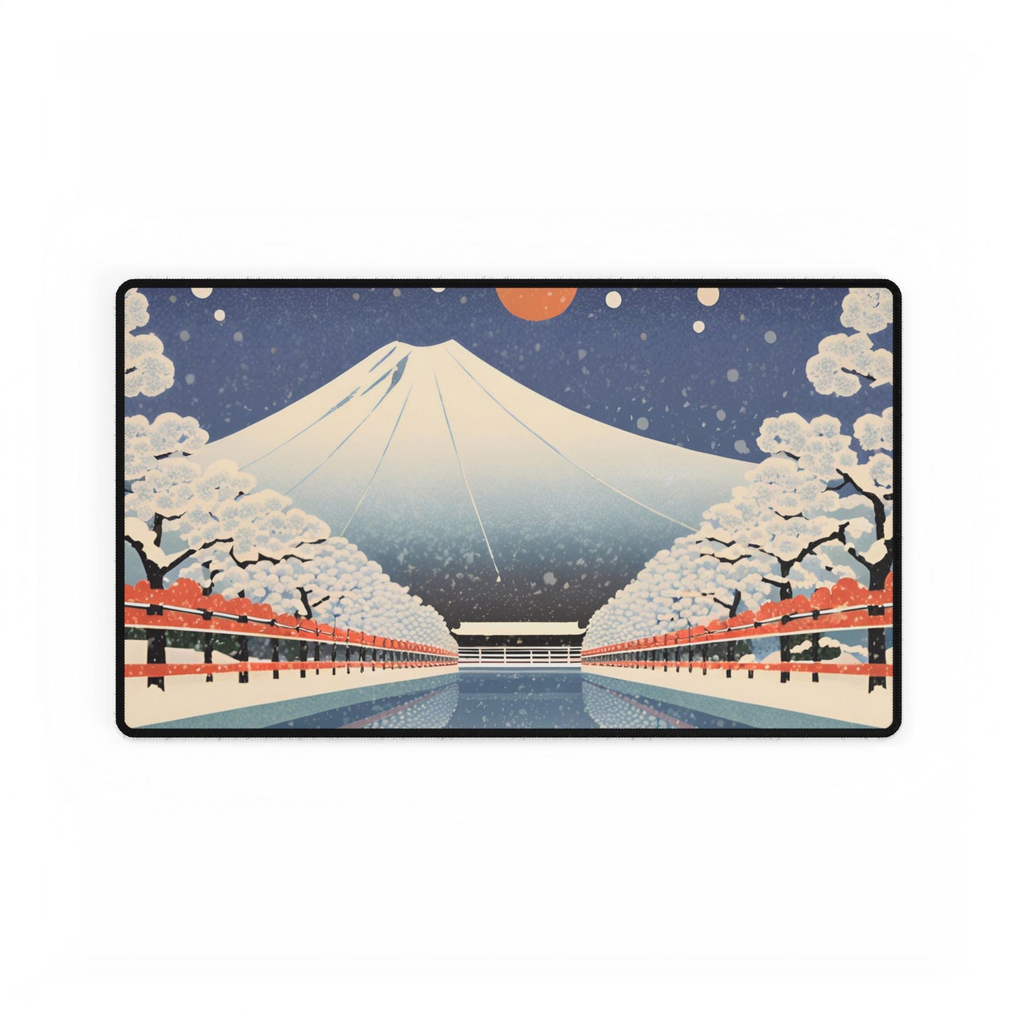 Winter Serenity Desk Mat | Large Mousepad