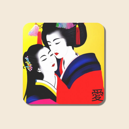 Geishas In Love Coasters option 1