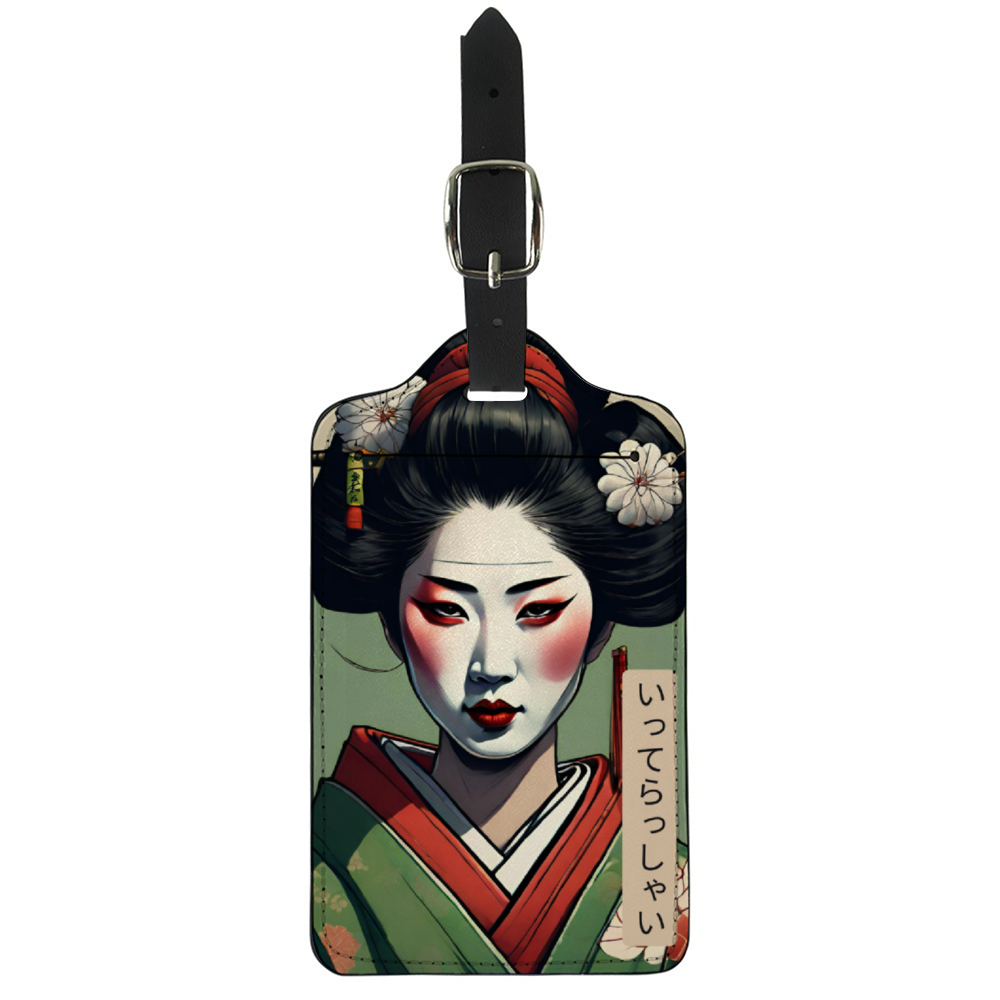 Geisha Luggage Tag