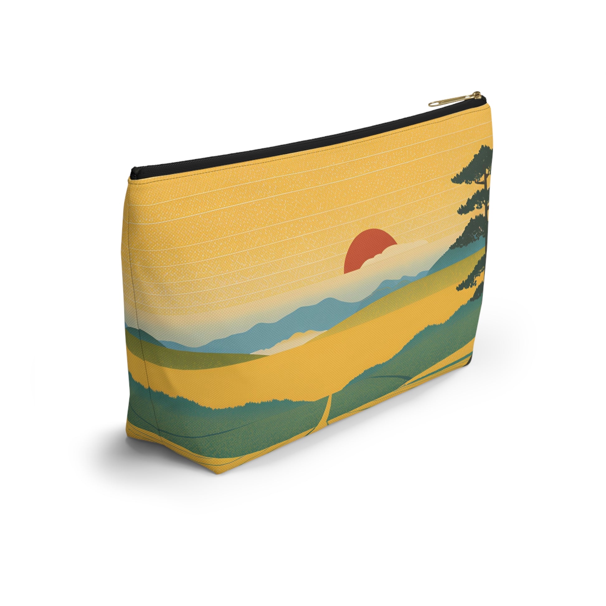 Sunset Over the Fields | Portable Tech Pouch