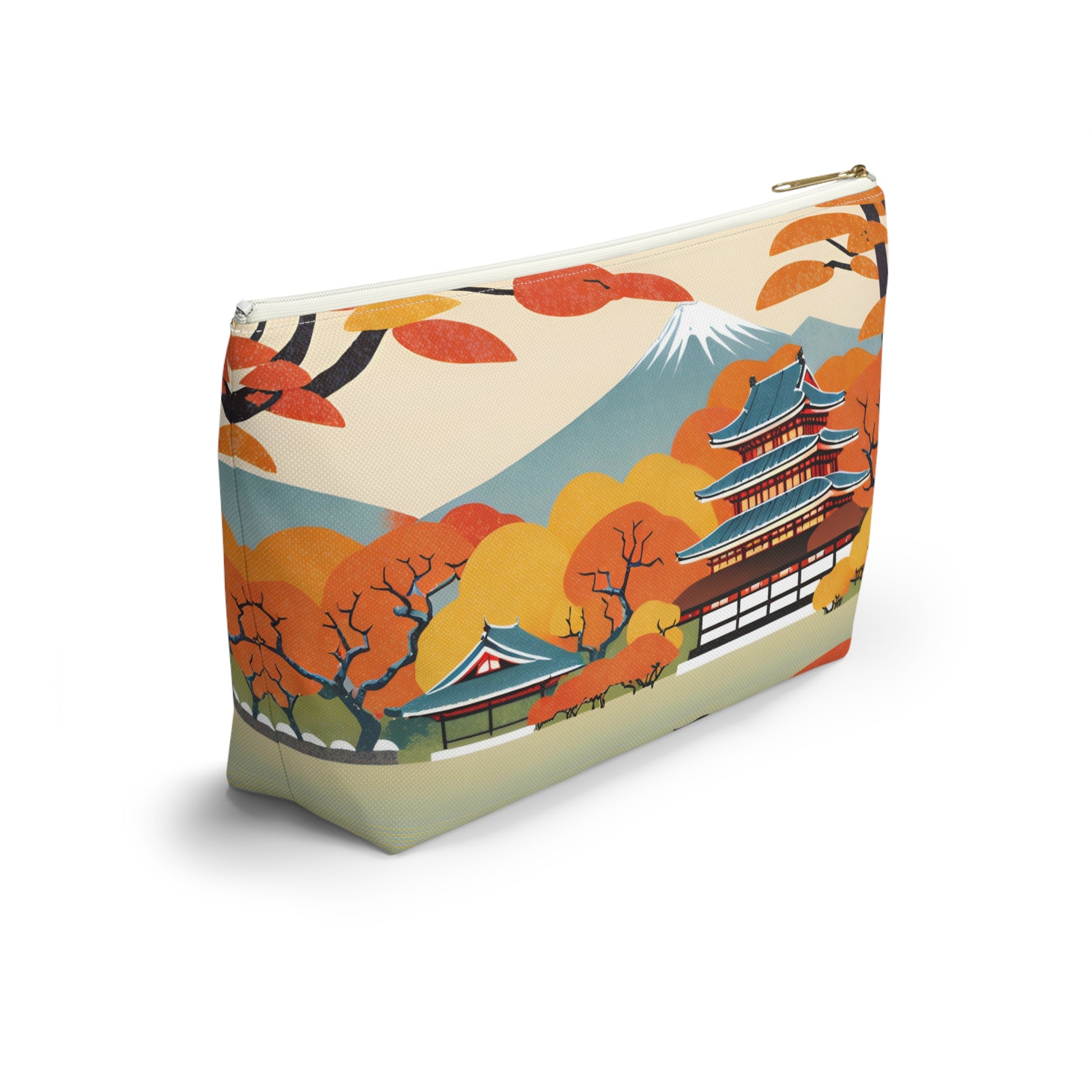 Temple in Autumn Splendor | Portable Tech Pouch