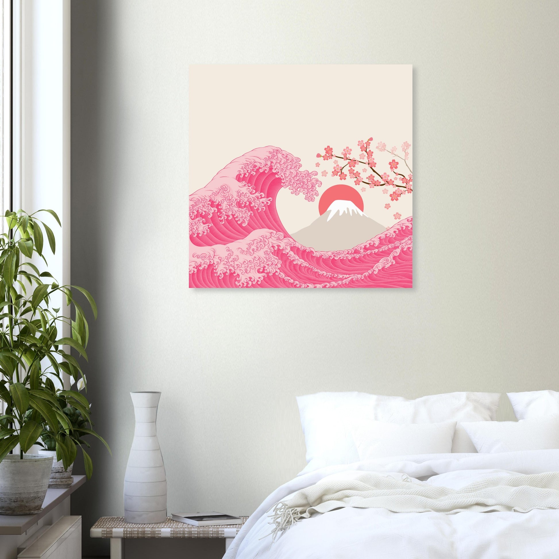 The Pink Great Wave Matte Paper Poster