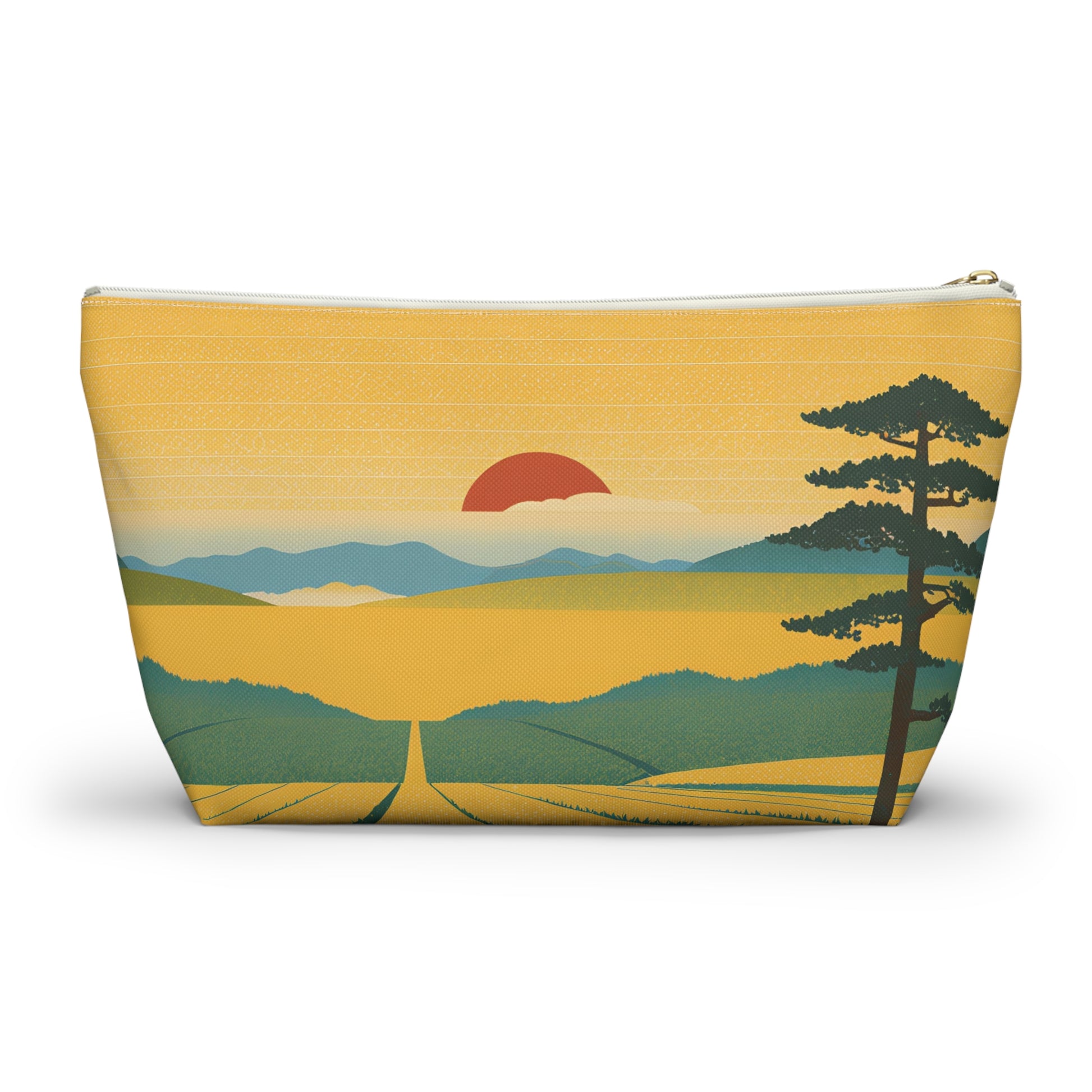 Sunset Over the Fields | Portable Tech Pouch