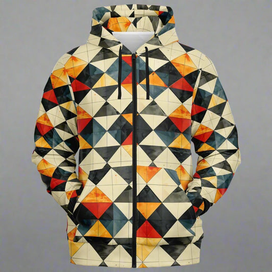 Moyo Kaleidoscope Zip - Up Hoodie - 