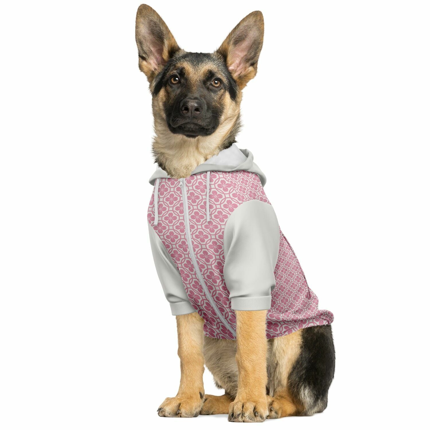 Meika Gafu - Mount Fuji Athletic Dog Zip-Up Hoodie