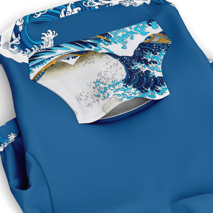 The Great Wave Athletic Dog Zip-Up Hoodie