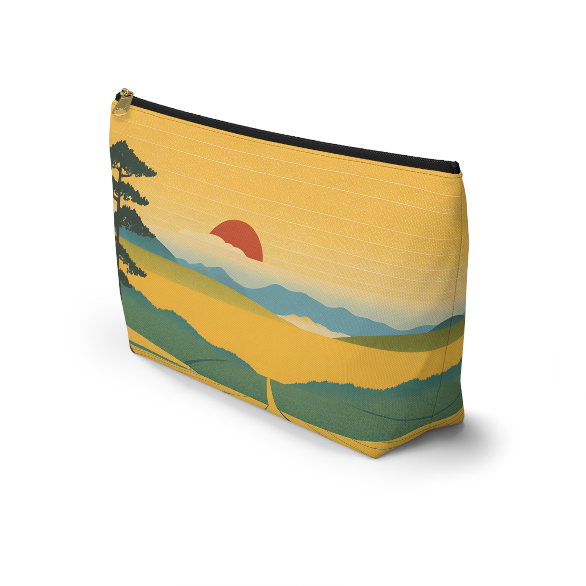 Sunset Over the Fields | Portable Tech Pouch