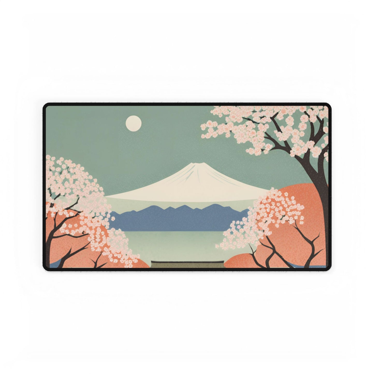 Spring Moon Desk Mat | Large Mousepad