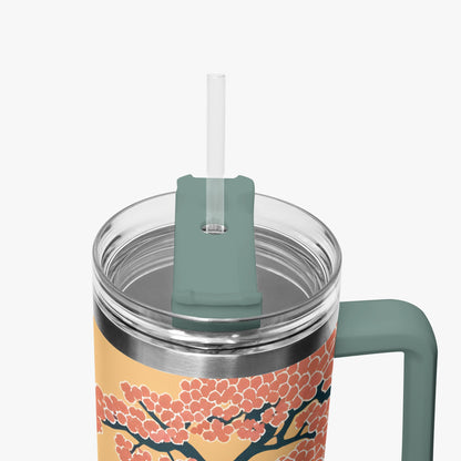 Radiant Dawn Tumbler Cup grey/green Handle